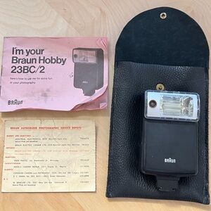 Vintage, antique BRAUN Hobby 23BC/2 camera flash unit
